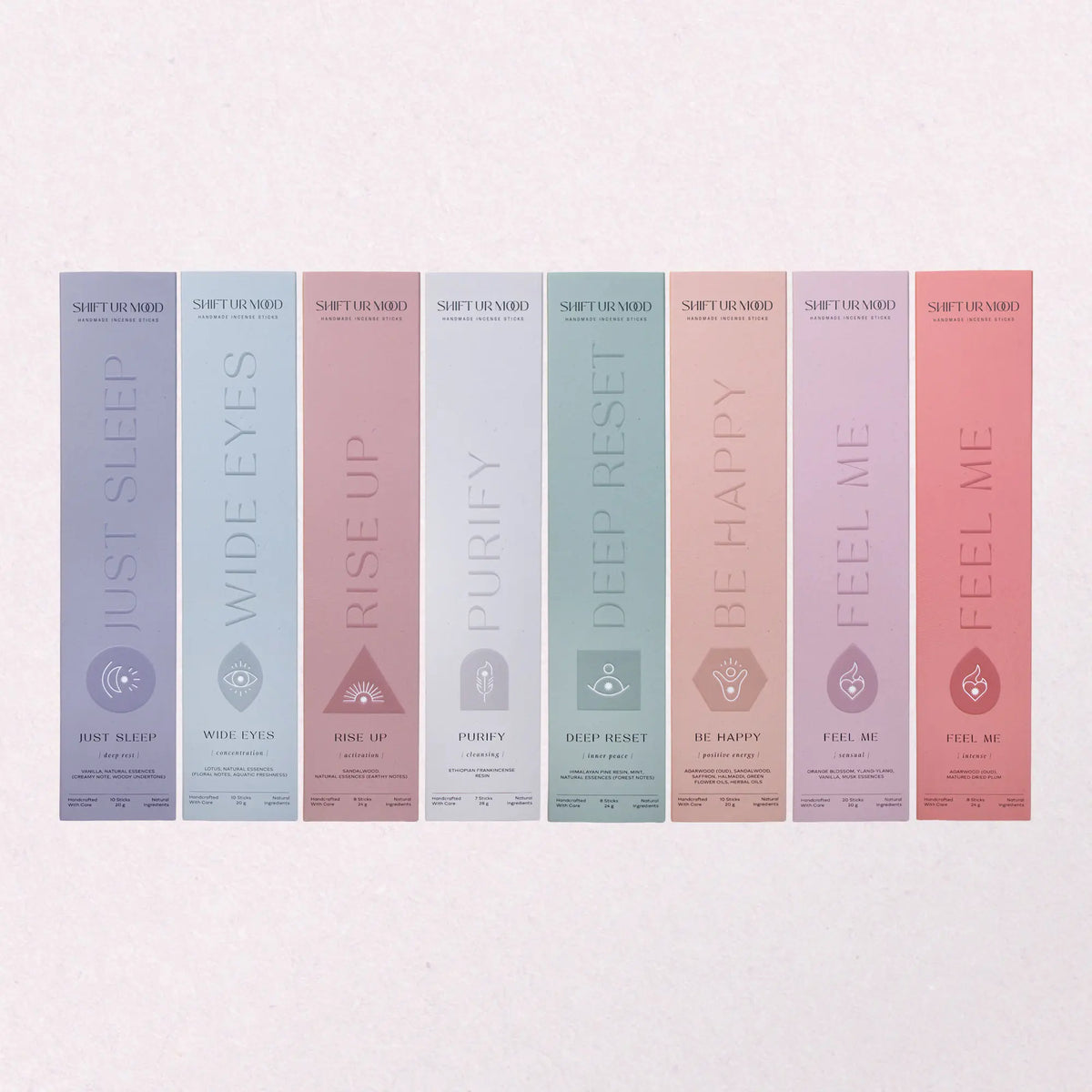 Mood Compass Räucherstäbchen Set mit 8 Mood Düften