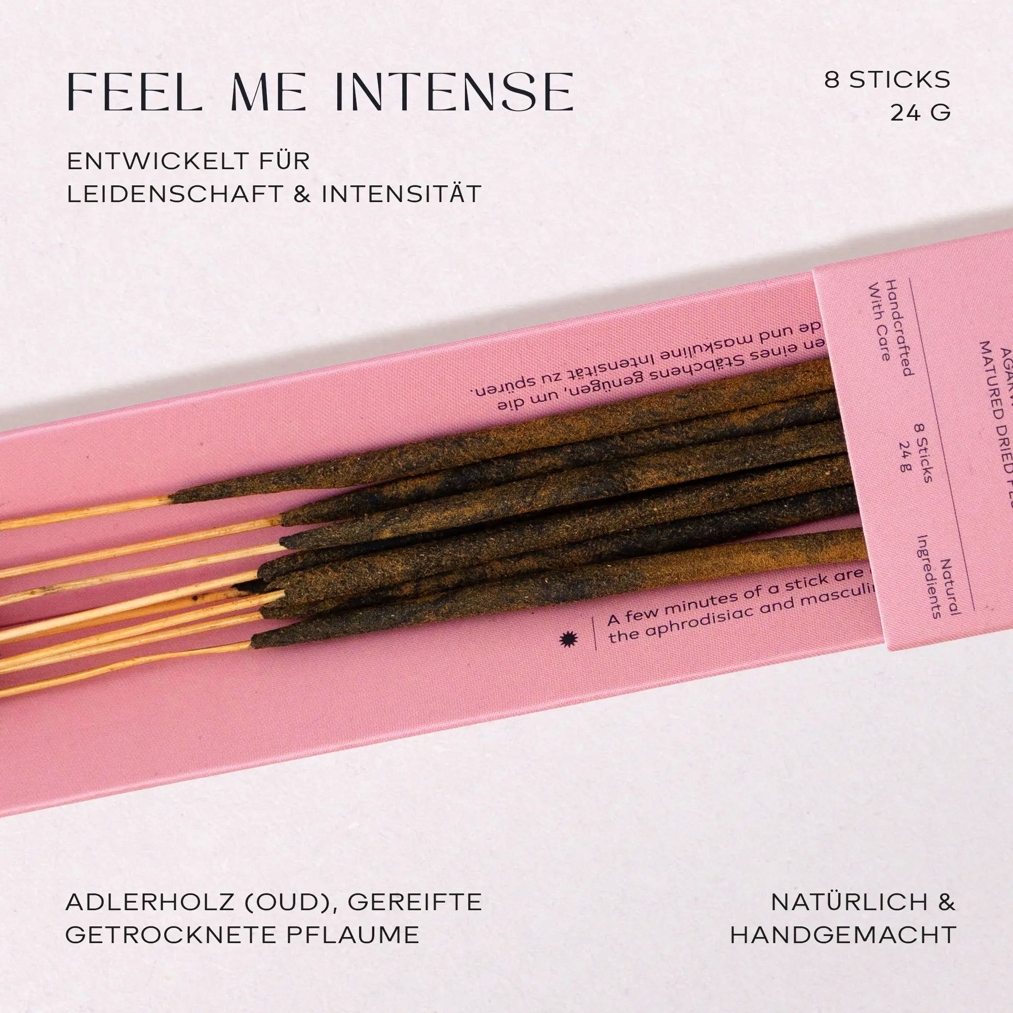 Feel Me Intense Räucherstäbchen Nahaufnahme