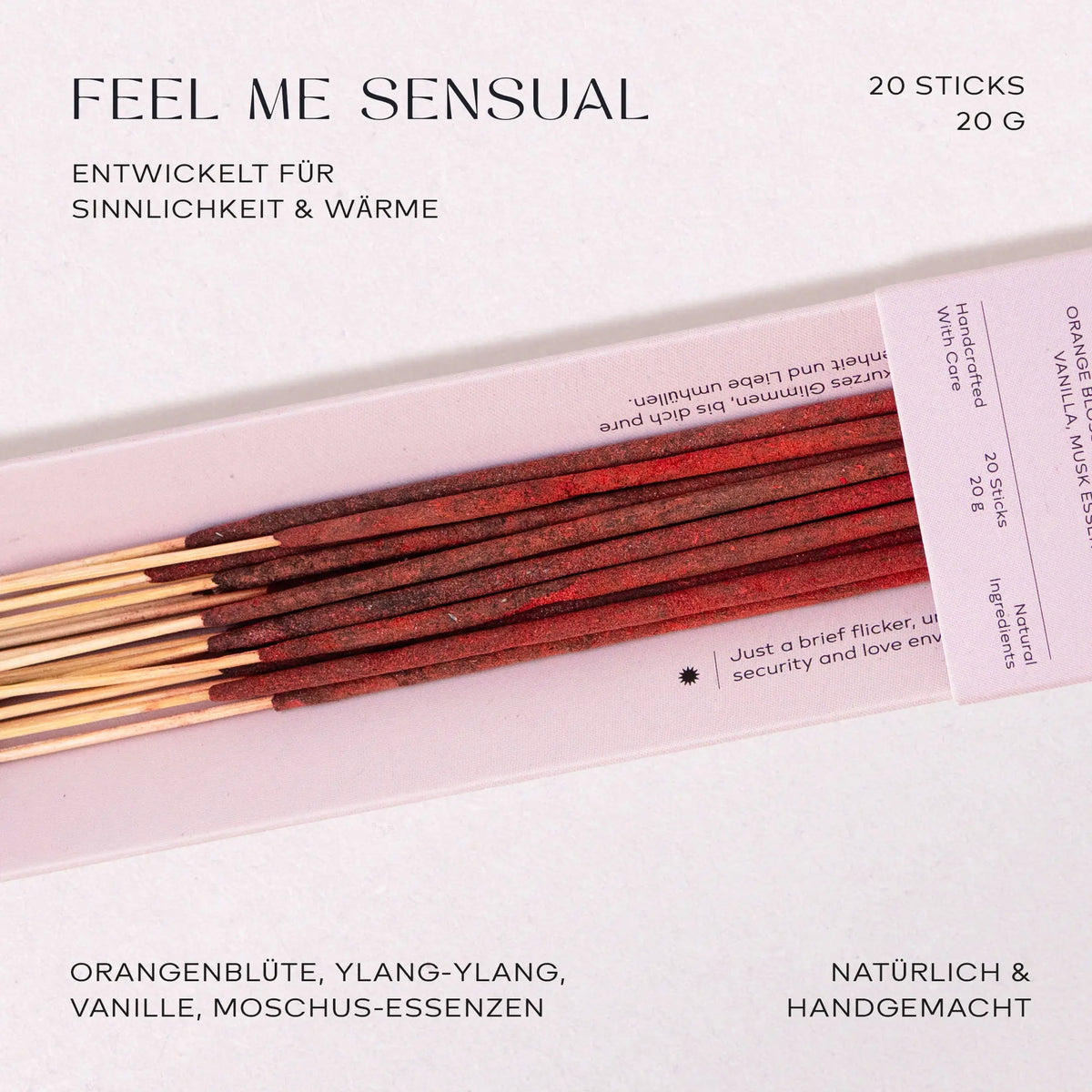 Nahaufnahmevon Feel Me Sensual Räucherstäbchen