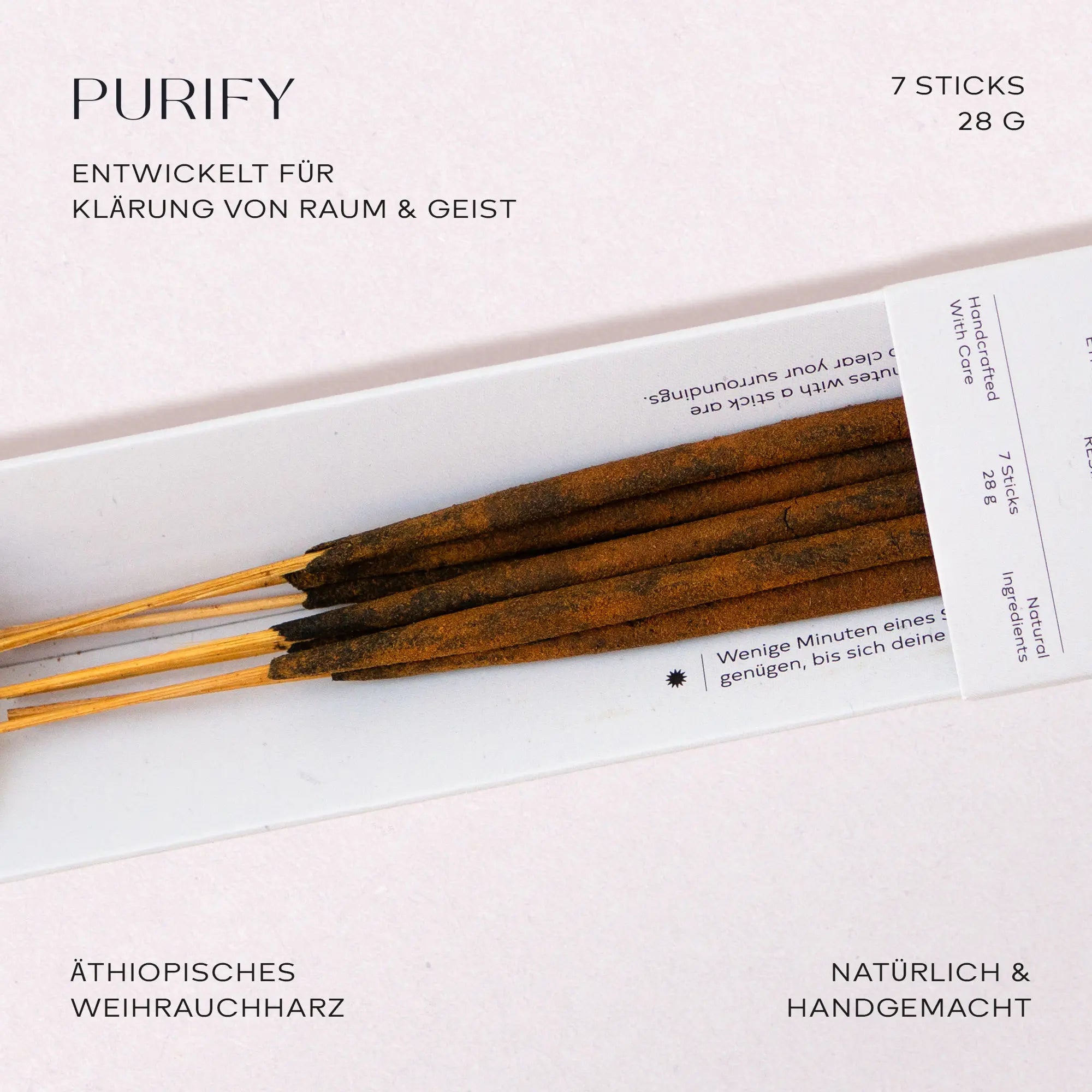 Purify Räucherstäbchen Nahaufnahme